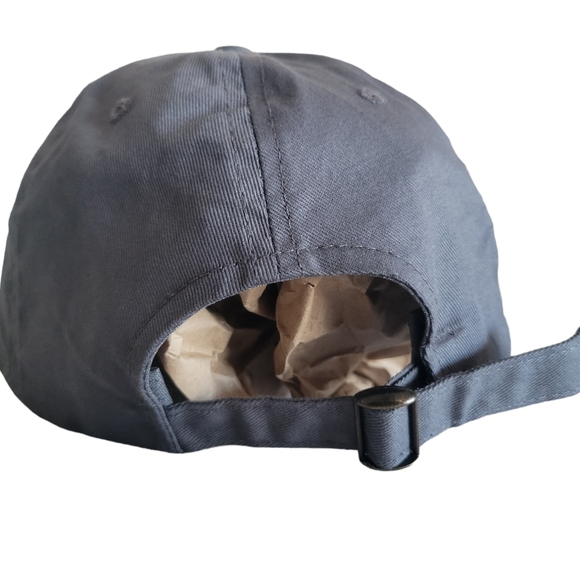 Cabelas Club Sporting Outfitters Hat Strapback Charcoal Gray Dad Cap - Picture 4 of 7